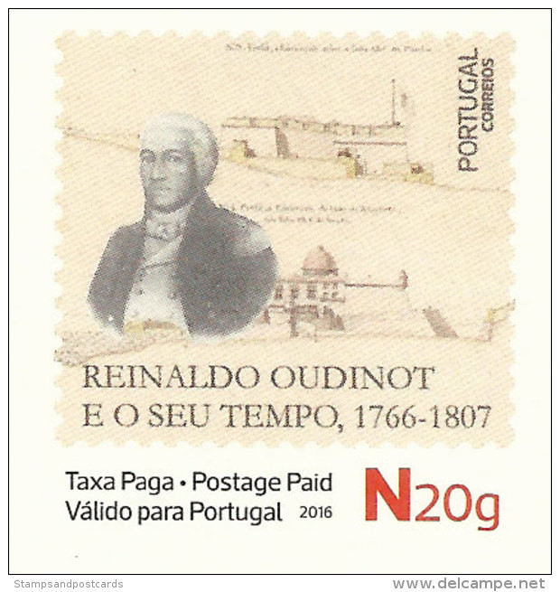 Portugal Reinaldo Oudinot Ingénierie Hydraulique France XVIII Entier Postal 2016 Postal Stationery Engineering Hydraulic - Ganzsachen