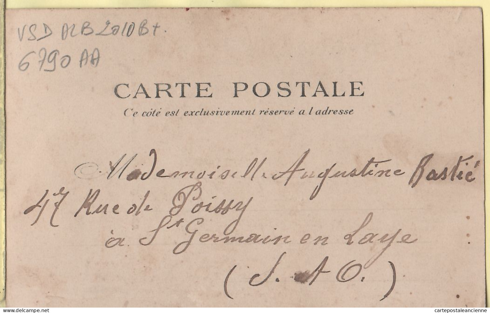 17170 / ⭐ REVEL (31) EGLISE Parvis Place 1900s à BASTIE St Germain Laye (non Timbrée) ¤ CAU Sorèze Haute-Garonne - Revel