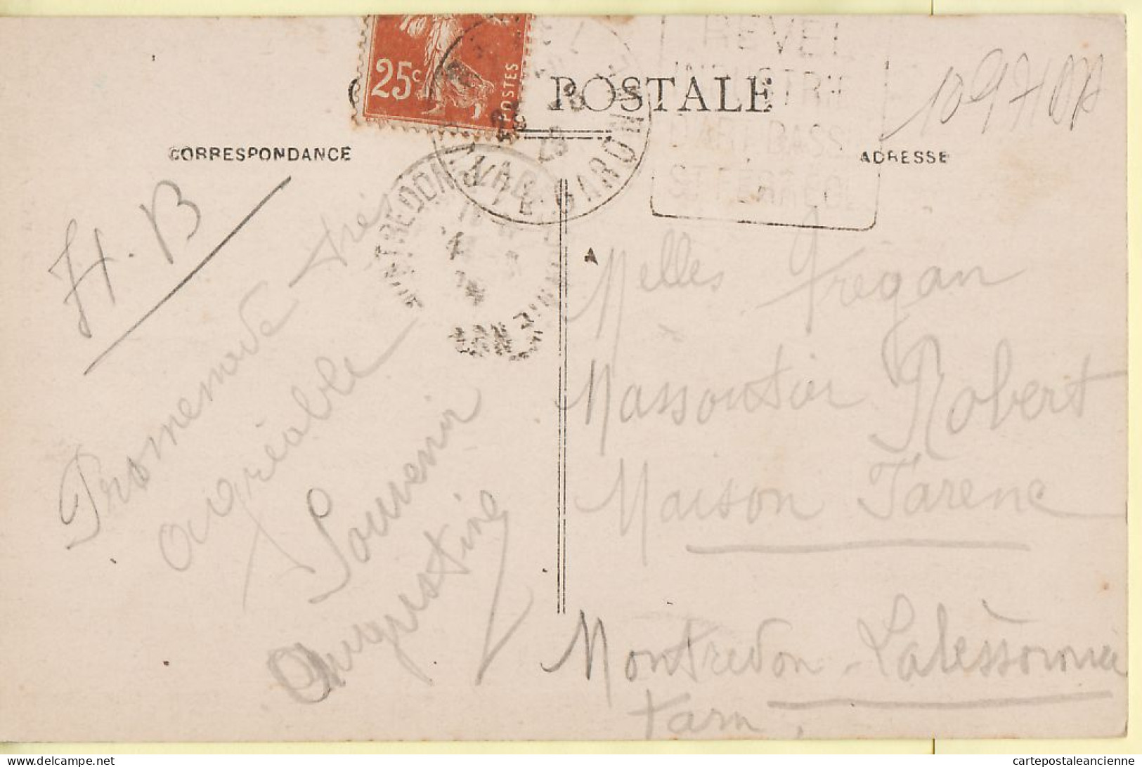 17192 / ⭐ SAINT-FERREOL Haute-Garonne Gerbe Cascades 1928 à ROBERT Maison Farenc Montredon Labessonié Tarn-MONNIER - Saint Ferreol