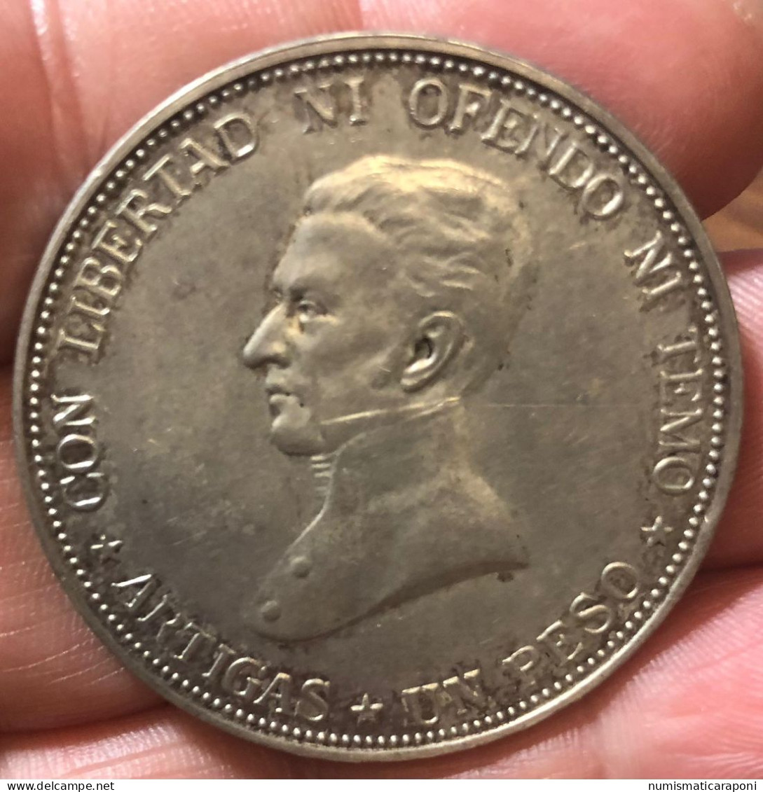 URUGUAY 1 Peso 1917 KM 23 Spl+  E.166 - Uruguay