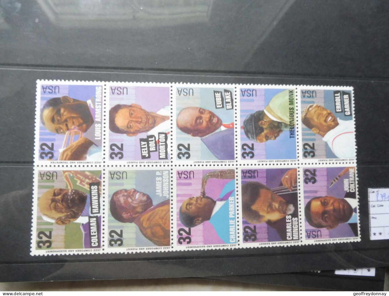 Usa  Etats Unis Amerique America 2191/2400  Mnh Neuf ** Perfect Parfait 1995 Musique Muziek - Unused Stamps
