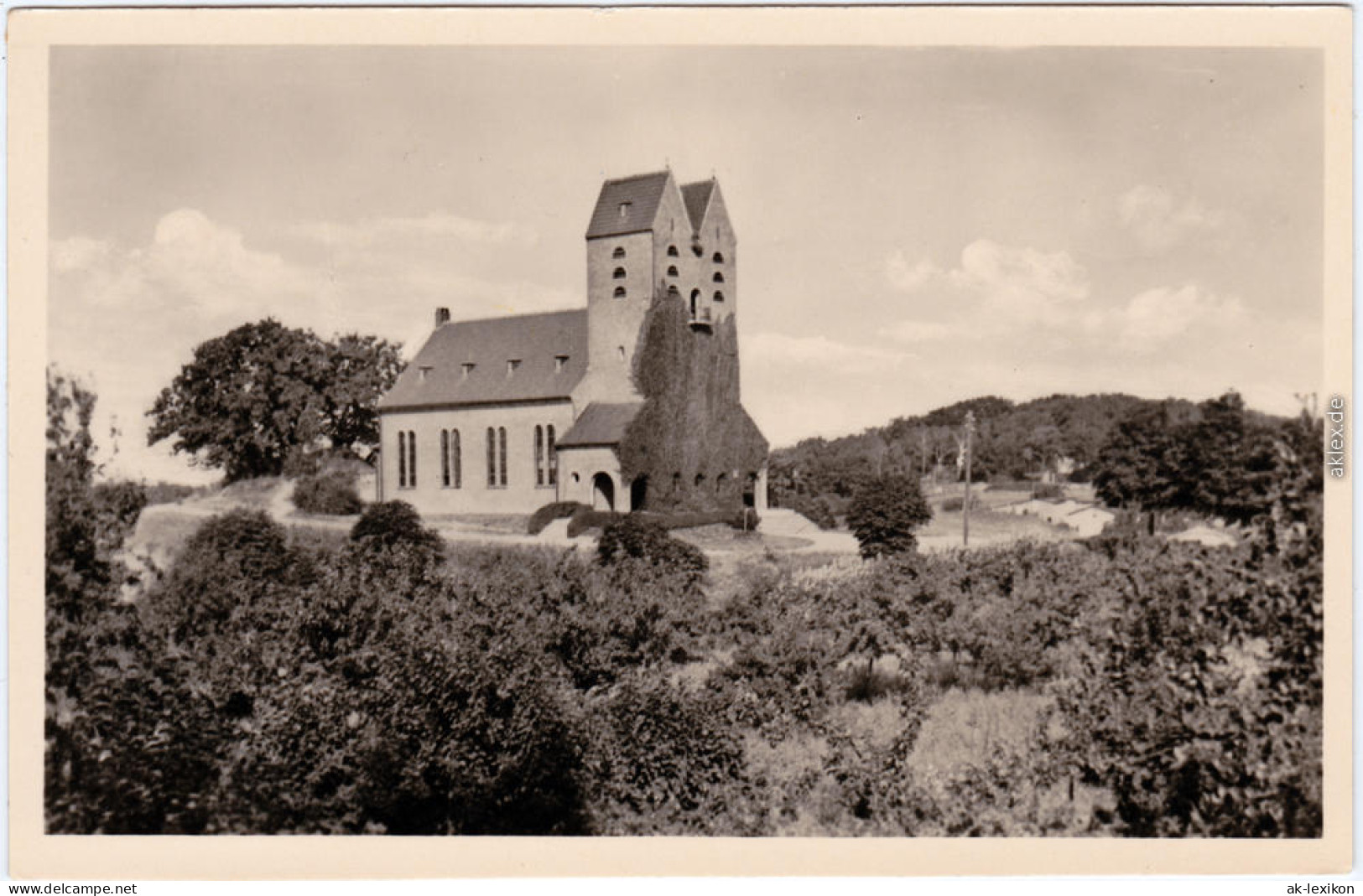 Göhren (Rügen) Partie An Der Kirche Ansichtskarte B Stralsund  1956 - Göhren