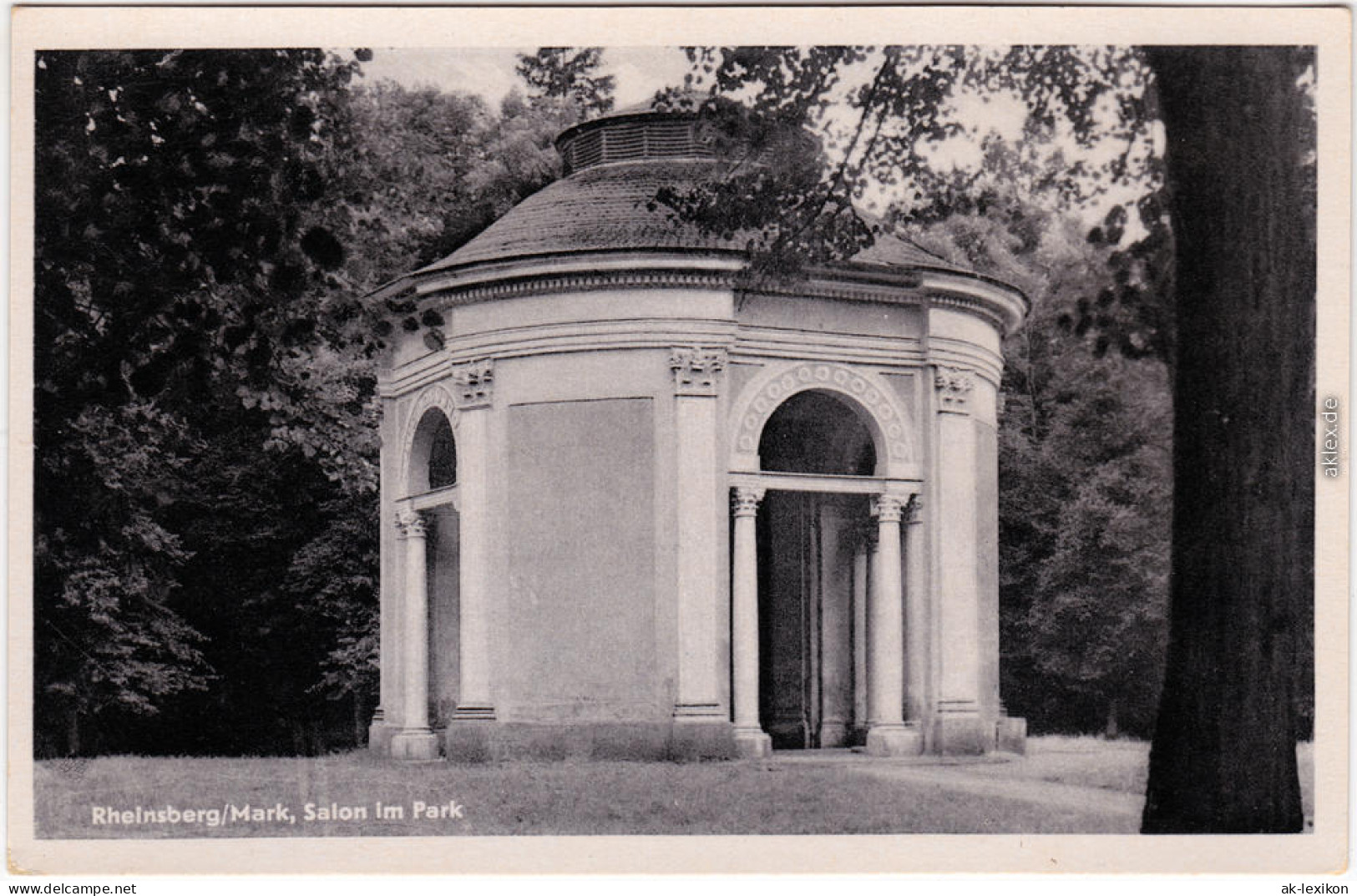 Ansichtskarte Rheinsberg Salon Im Park 1956 - Rheinsberg