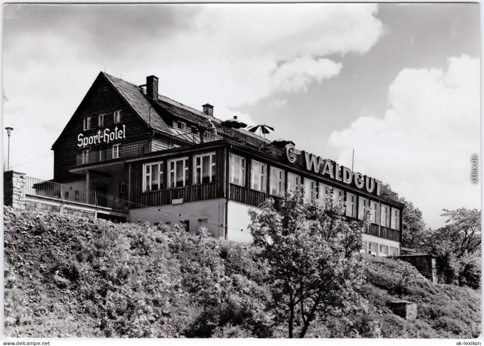 Klingenthal HO-Sporthotel Waldgut Aschberg Erzgebirge 1975 - Klingenthal