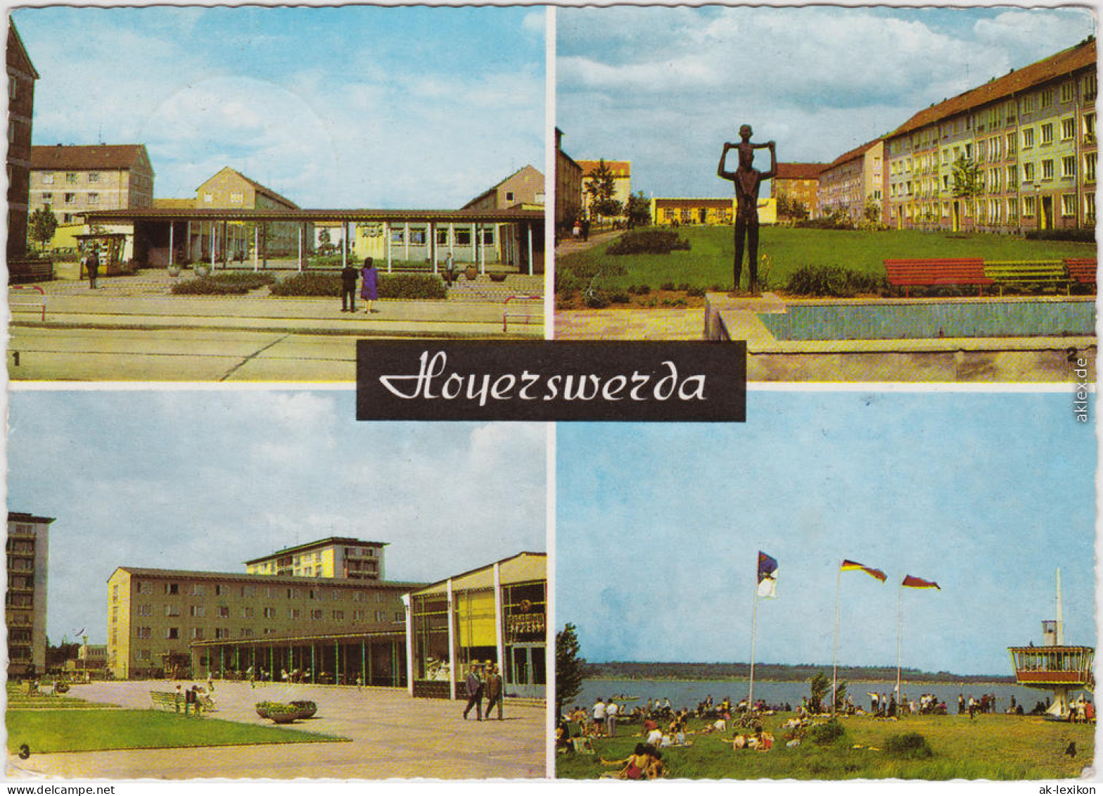 Hoyerswerda Wojerecy Kaufhof, HO-Gaststätte, Knappensee 1968 - Hoyerswerda