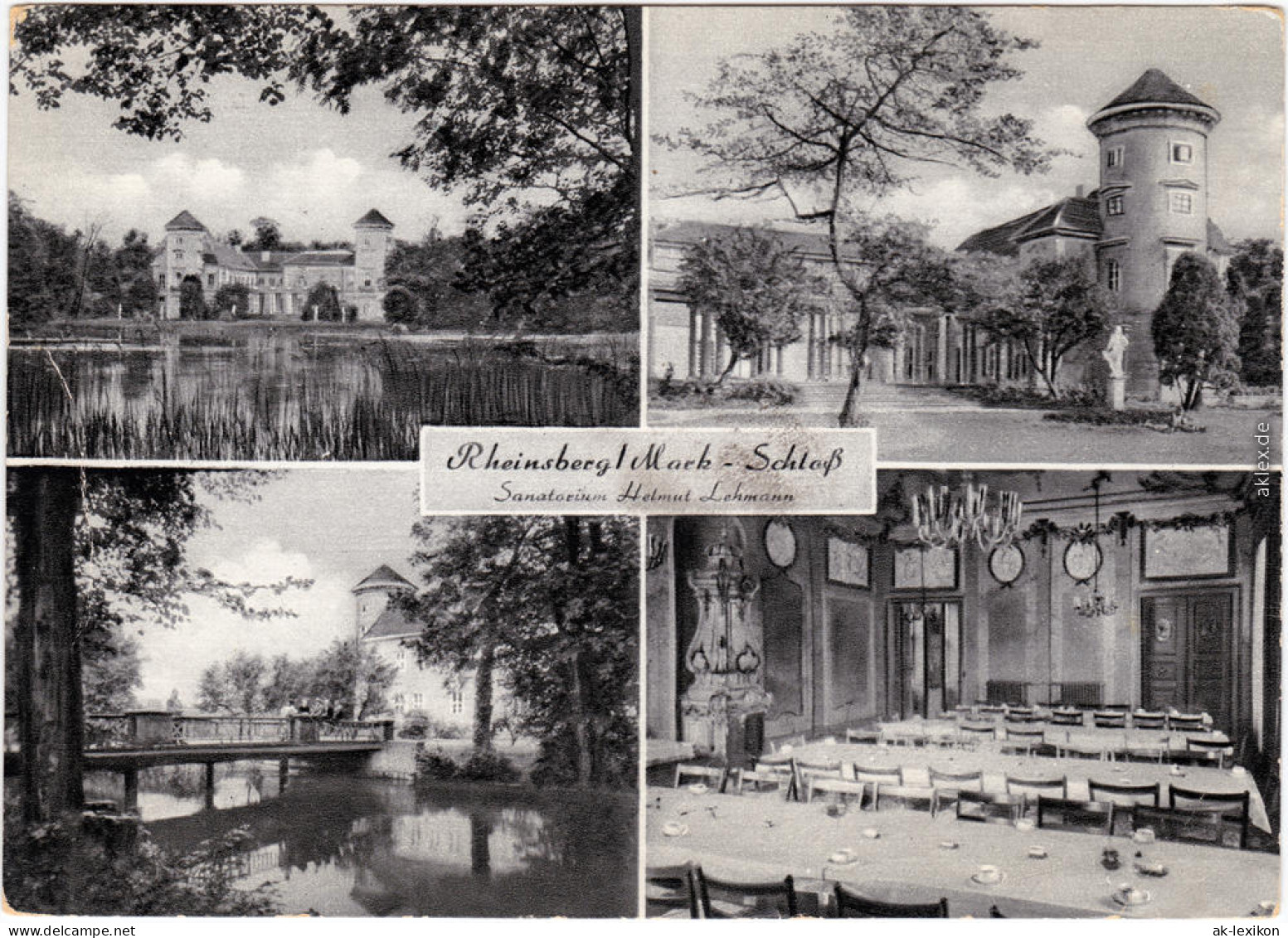 Rheinsberg Schloss Sanatorium Helmut Lehmann 1961 - Rheinsberg