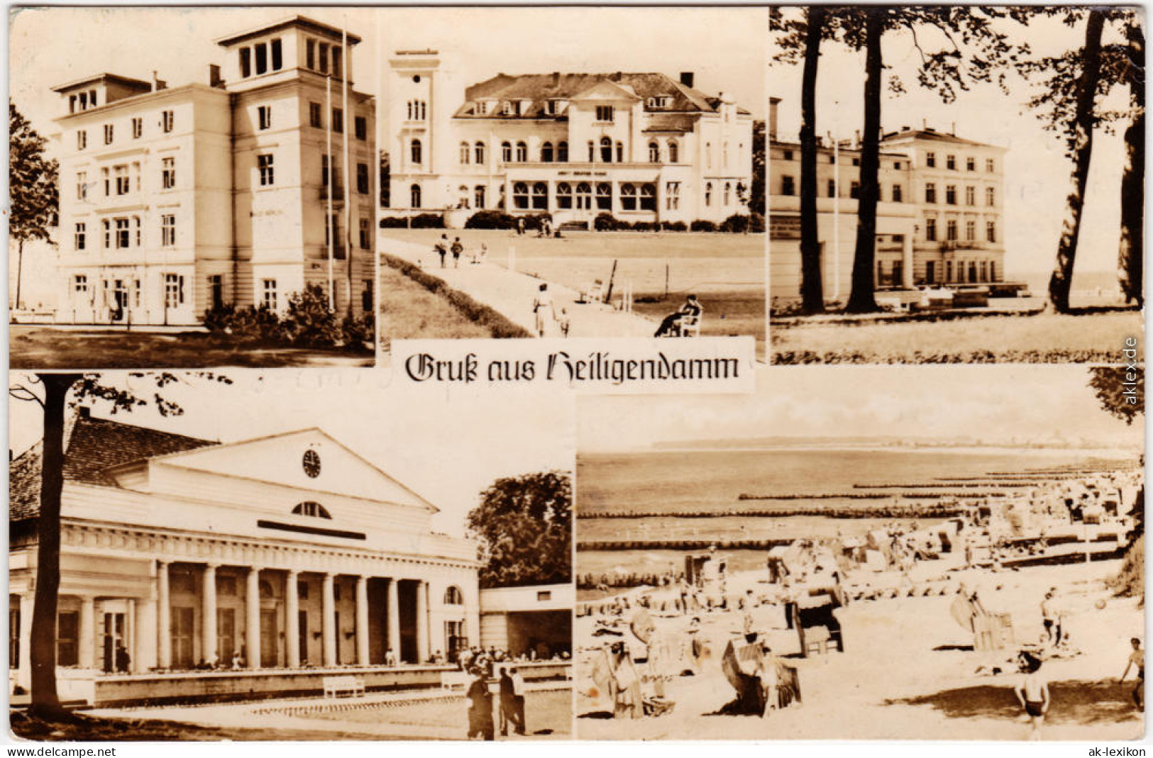 Heiligendamm Bad Doberan Kurheime, Kulturhaus Und Strand 1957 - Heiligendamm