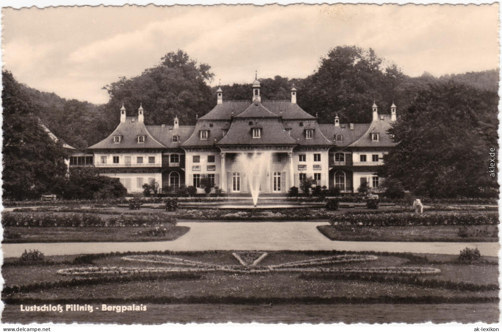 Foto Ansichtskarte Pillnitz Lustschloss - Bergpalais 1965 - Pillnitz