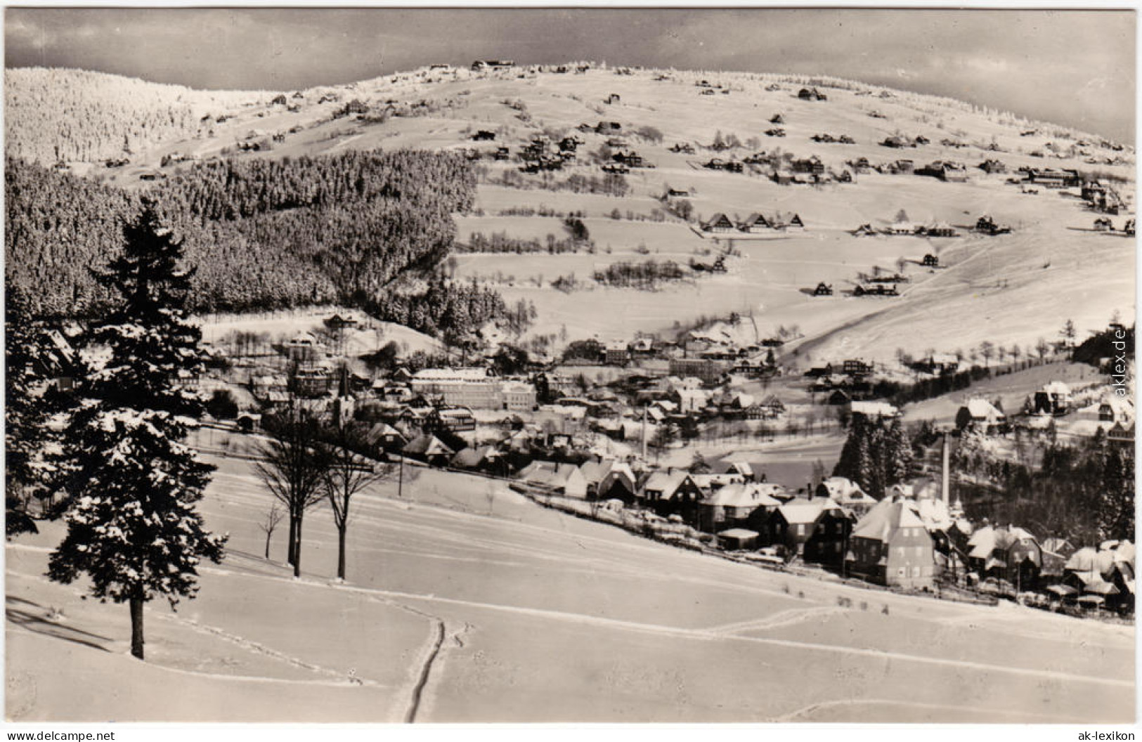 Sachsenberg Georgenthal-Klingenthal Sachsenberg Mit Blick Zum Aschberg 1960 - Klingenthal