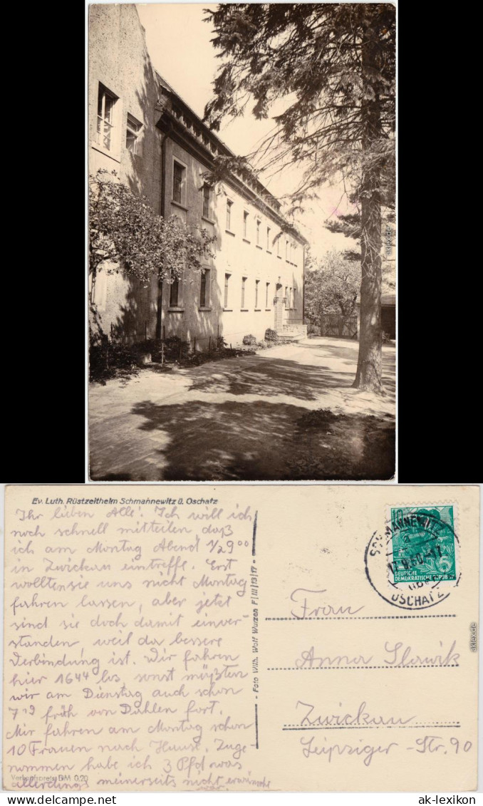 Schmannewitz Dahlen Ev. Luth. Rüstzeitheim Fotokarte B Torgau Oschatz  1960 - Dahlen