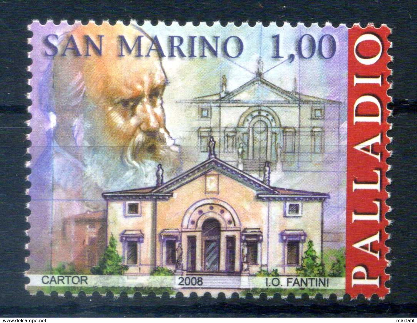 2008 SAN MARINO SET MNH ** 2197 Andrea Palladio - Neufs