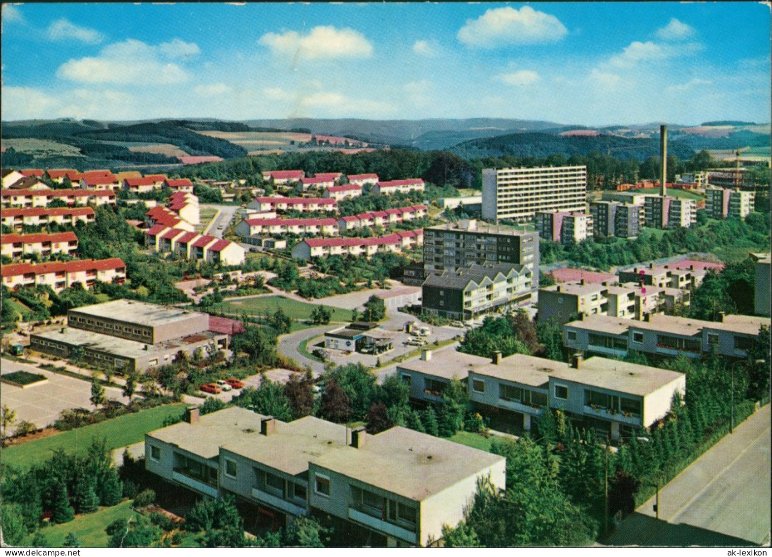 Ansichtskarte Lüdenscheid Siedlung Am Wehberg Panorama Ansicht 1975 - Luedenscheid