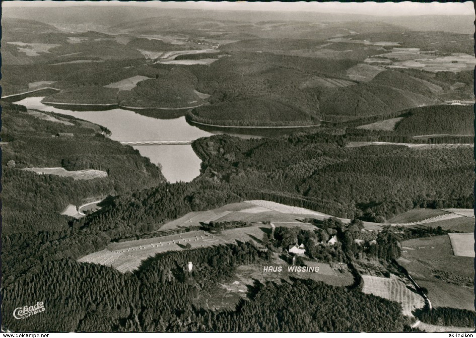 Lüdenscheid BERGHOTEL Haus Wissing & Homertturm Vom Flugzeug Aus 1962 - Luedenscheid