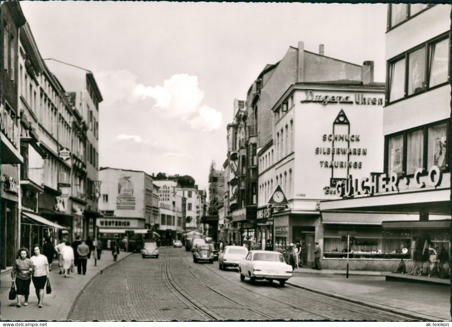 Ansichtskarte Harburg-Hamburg Wilsdorfer Straße, VW Käfer 1963 - Harburg