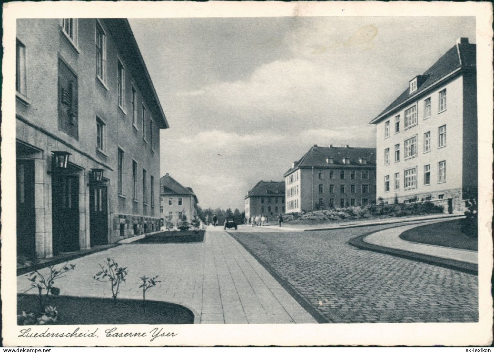 Ansichtskarte Lüdenscheid Kaserne Yser - Straße 1940 - Luedenscheid