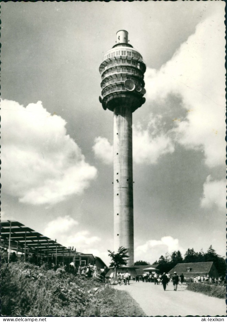Ansichtskarte Steinthaleben-Kyffhäuserland Kulpenberg - Fernsehturm, Weg 1971 - Kyffhaeuser