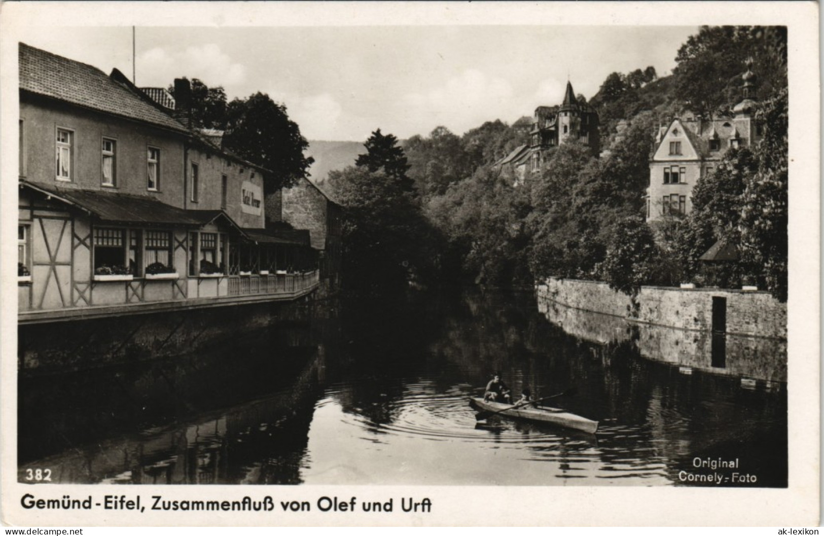 Ansichtskarte Schleiden-Gemünd Parkcafe 1930 - Schleiden