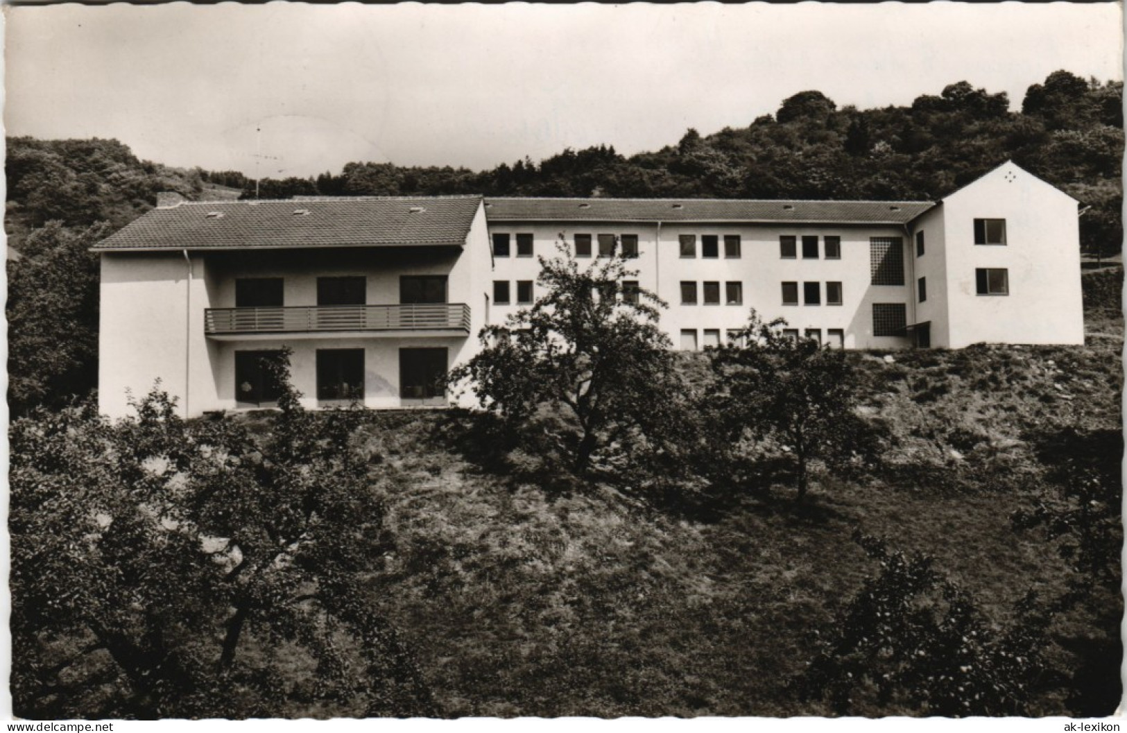 Ansichtskarte Nassau (Lahn) Schullandheim Der Düsseldorfer Realschule 1962 - Nassau