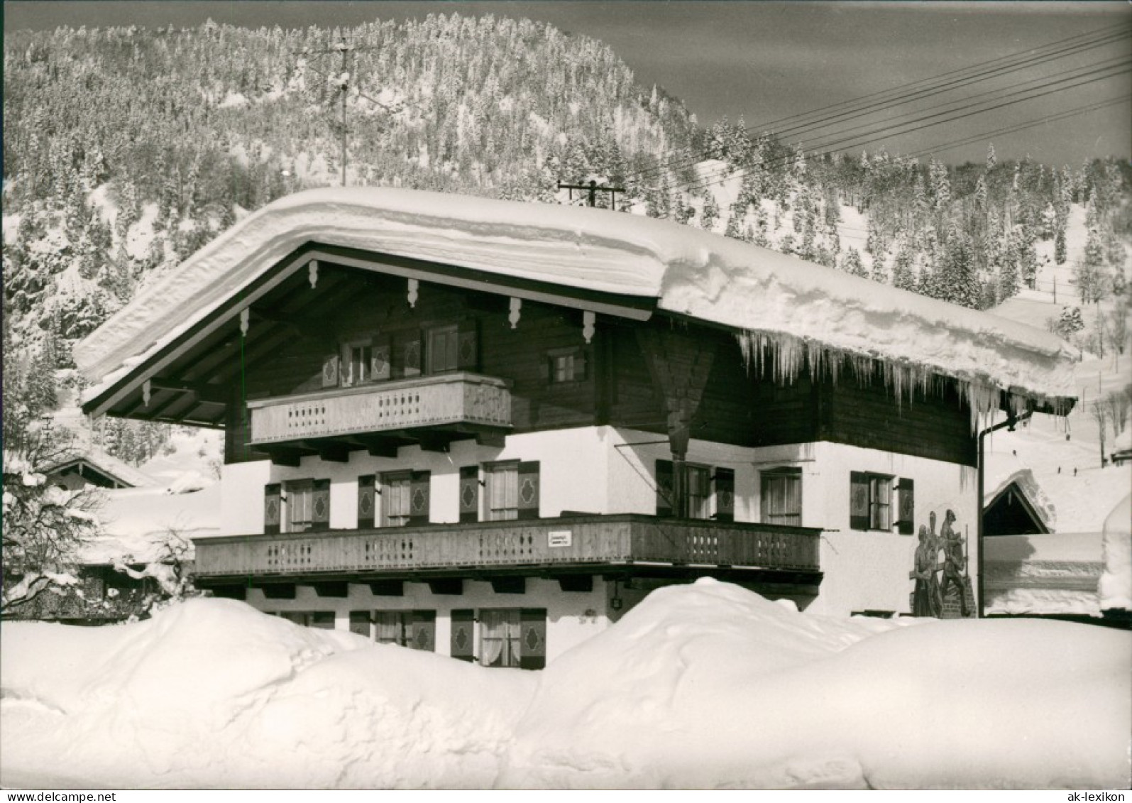 Ansichtskarte Reit Im Winkl Fremdenheim Anna Schlechter Weitseestraße 5 1960 - Reit Im Winkl