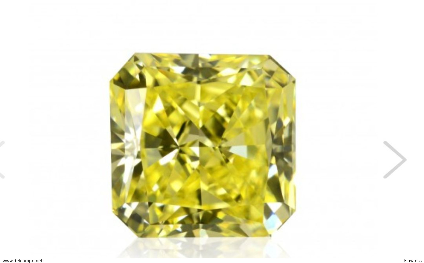 Diamant Fancy Vivid Yellow 1.21 Carat Avec Certificat GIA - Diamante