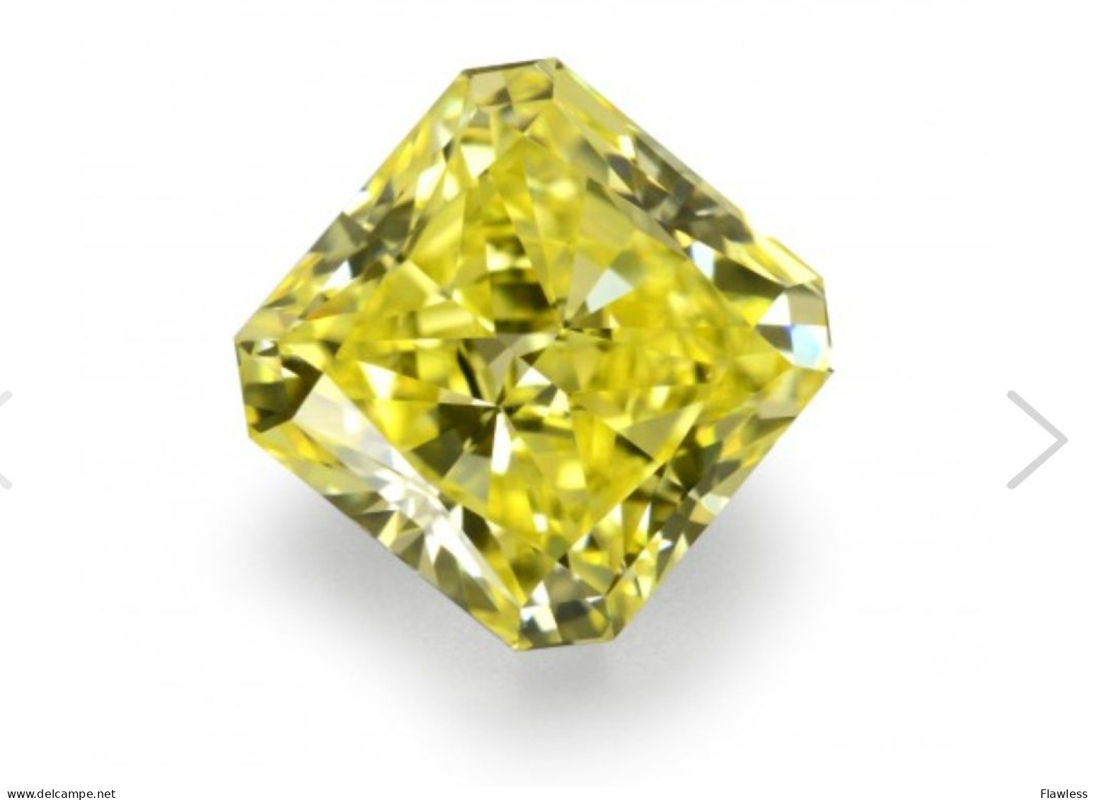 Diamant Fancy Vivid yellow 1.21 carat avec certificat GIA