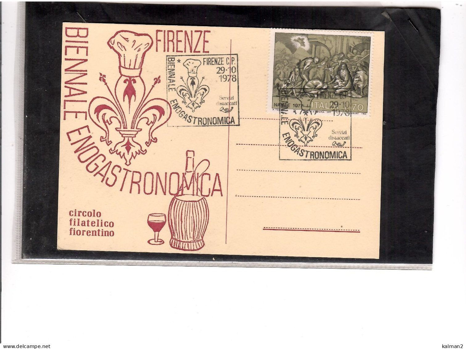 TEM20301  -  FIRENZE  29.10.1978   /   BIENNALE ENOGASTRONOMICA - Agriculture