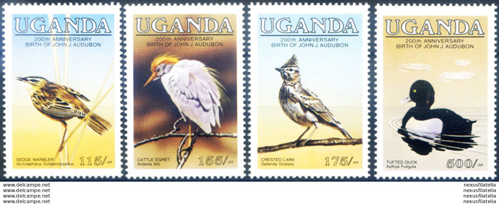Fauna. Uccelli 1985. - Uganda (1962-...)
