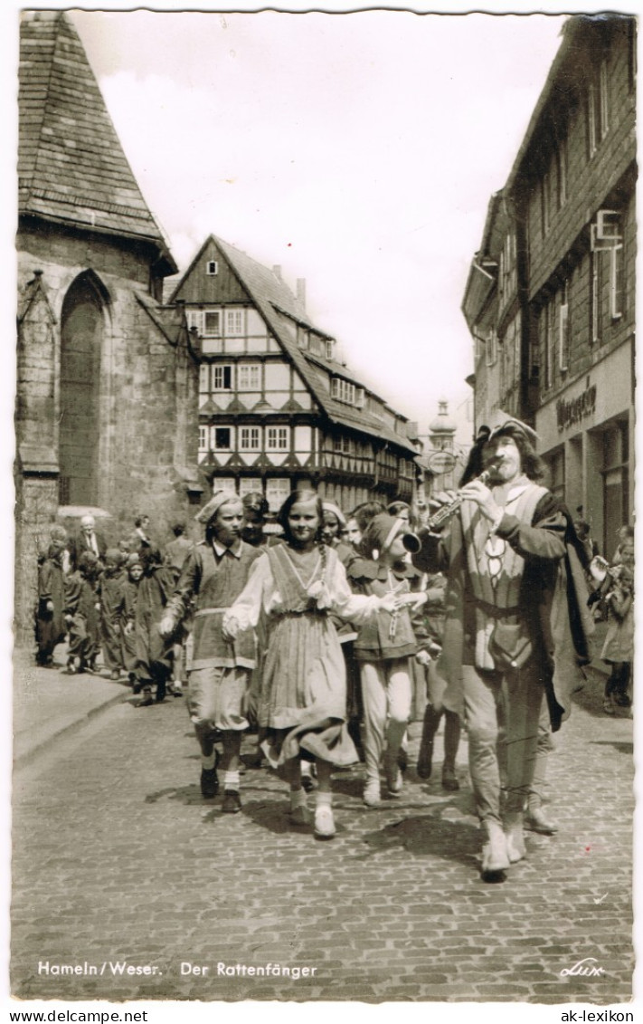 Ansichtskarte Hameln Der Rattenfänger - Kinder - Straße 1959 - Hameln (Pyrmont)