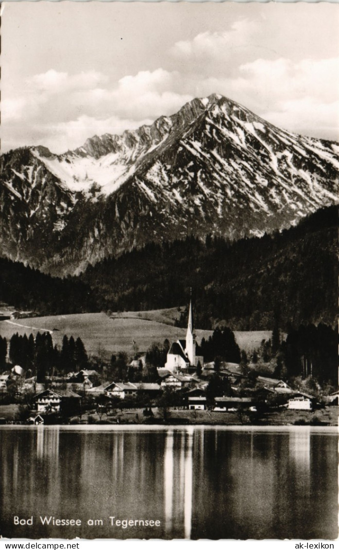 Ansichtskarte Bad Wiessee Blick Auf Die Stadt 1963 - Bad Wiessee