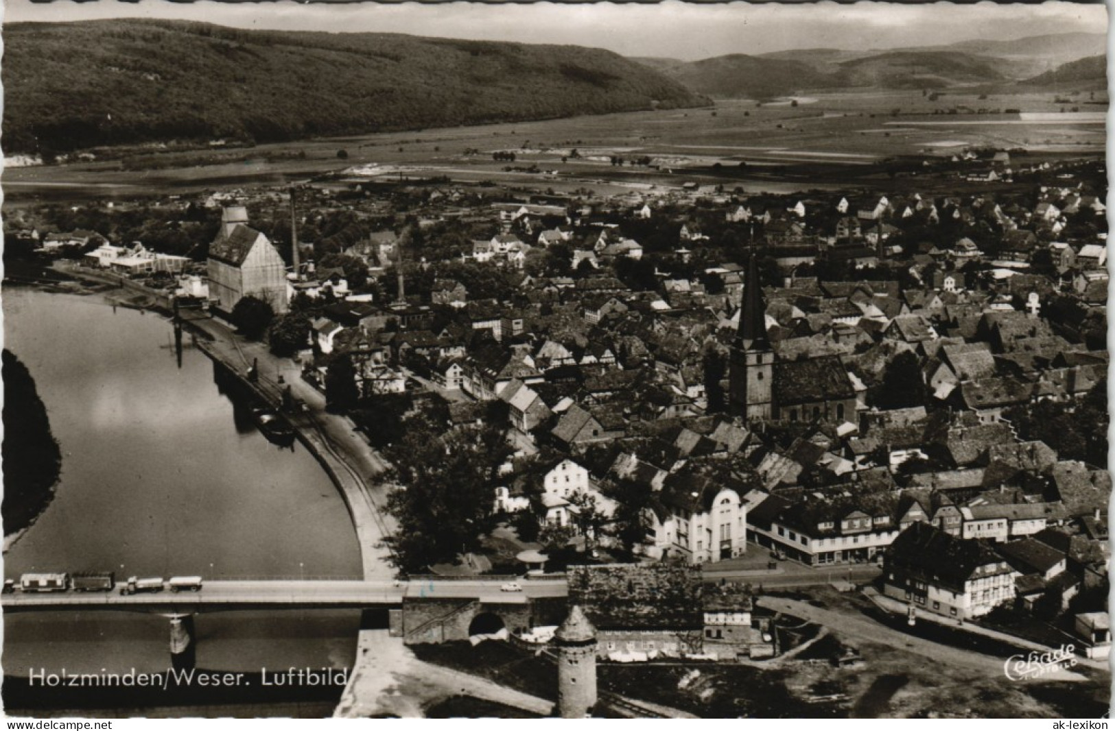 Ansichtskarte Holzminden Luftbild 1963 - Holzminden