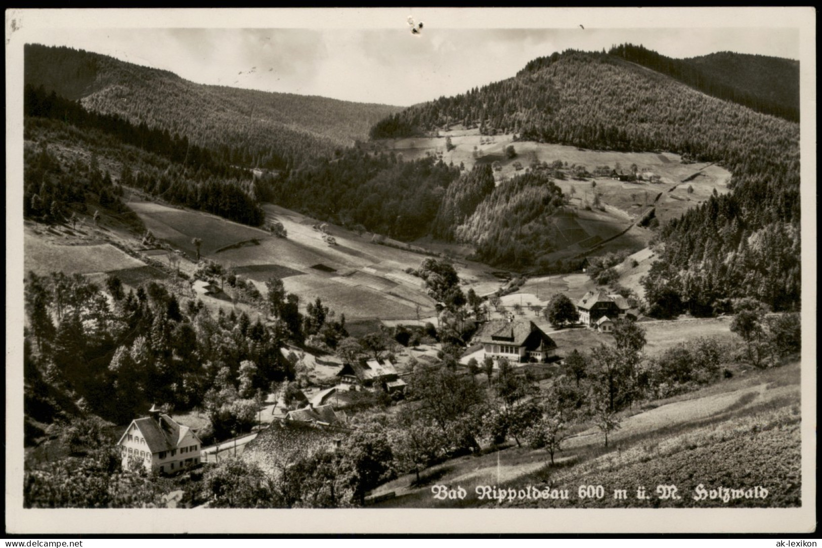 Ansichtskarte Bad Rippoldsau-Bad Rippoldsau-Schapbach Stadtpartie 1937 - Bad Rippoldsau - Schapbach