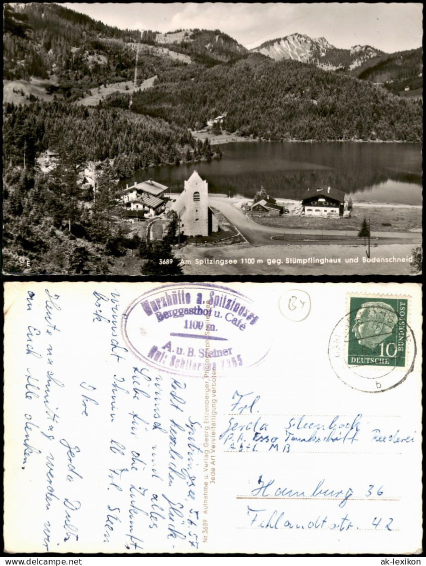 Spitzingsee-Schliersee Am Spitzingsee Geg. Stümpflinghaus Und Bodenschneid 1957 - Schliersee