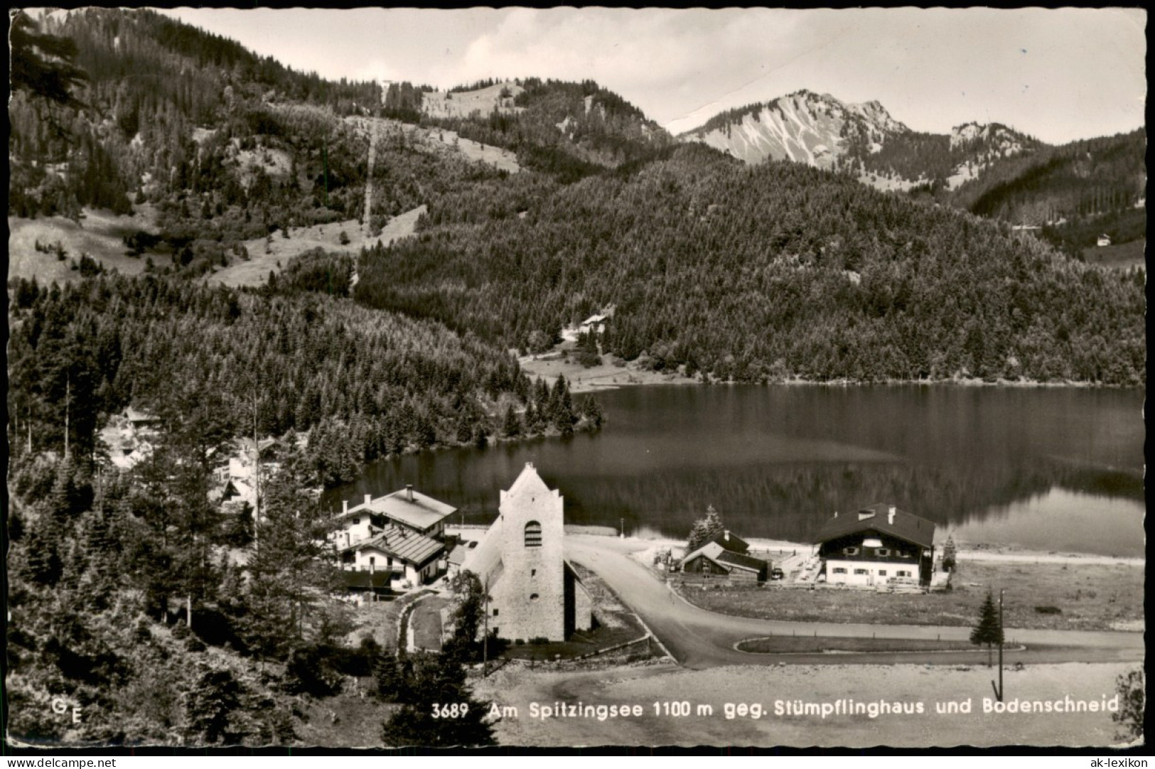 Spitzingsee-Schliersee Am Spitzingsee Geg. Stümpflinghaus Und Bodenschneid 1957 - Schliersee