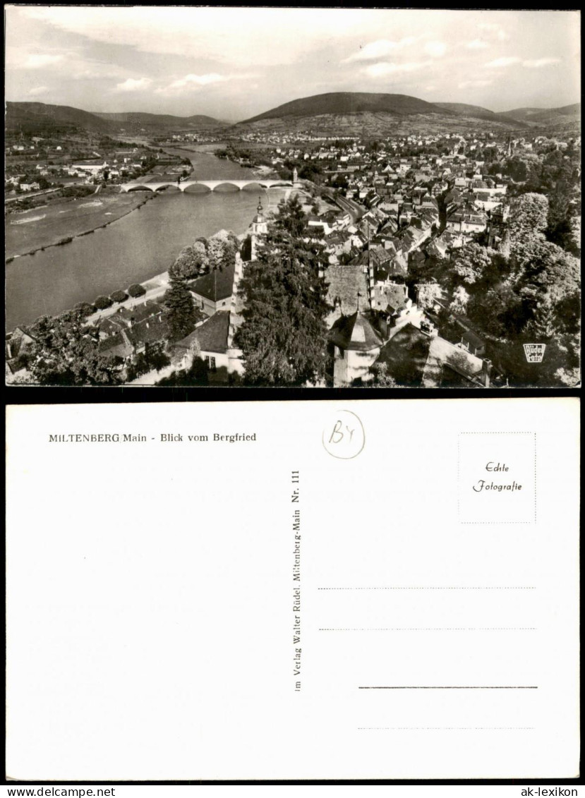 Ansichtskarte Miltenberg (Main) Blick über Die Stadt 1963 - Miltenberg A. Main