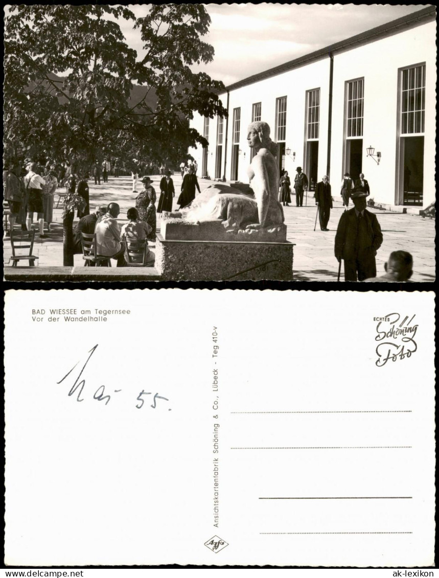 Ansichtskarte Bad Wiessee Vor Der Wandelhalle 1961 - Bad Wiessee