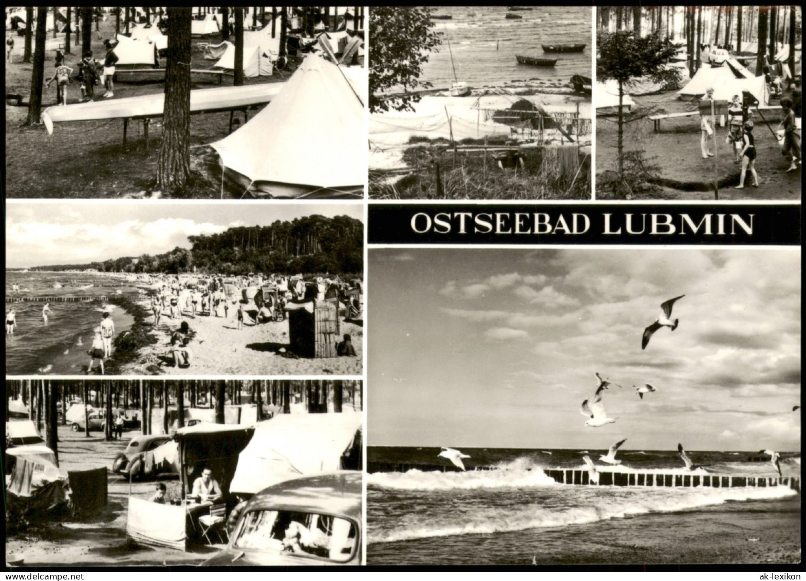 Ansichtskarte Lubmin Zeltplatz Und Strand-Ansichten 1976 - Lubmin