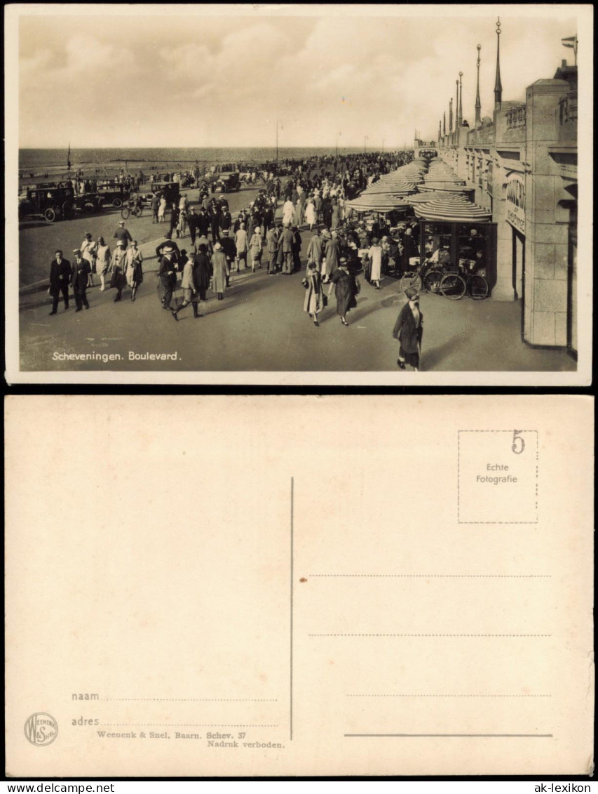 Postkaart Scheveningen-Den Haag Den Haag Boulevard Am Strand 1934 - Scheveningen
