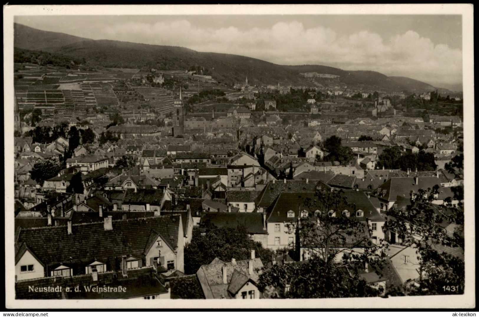 Neustadt An Der Weinstraße Neustadt An Der Haardt Blick Auf Die Stadt 1931 - Neustadt (Weinstr.)