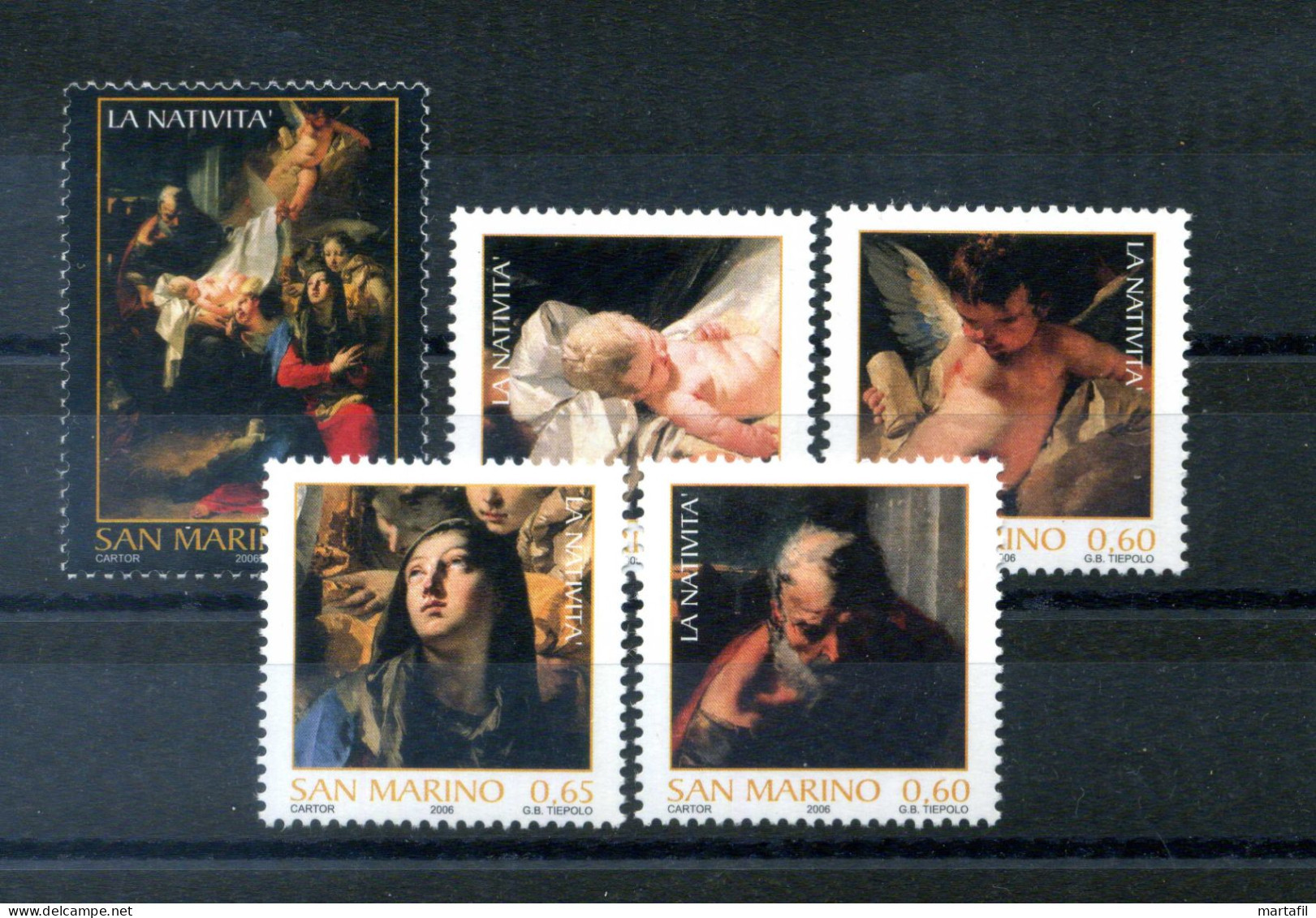 2006 SAN MARINO SET MNH ** Natale - Ongebruikt