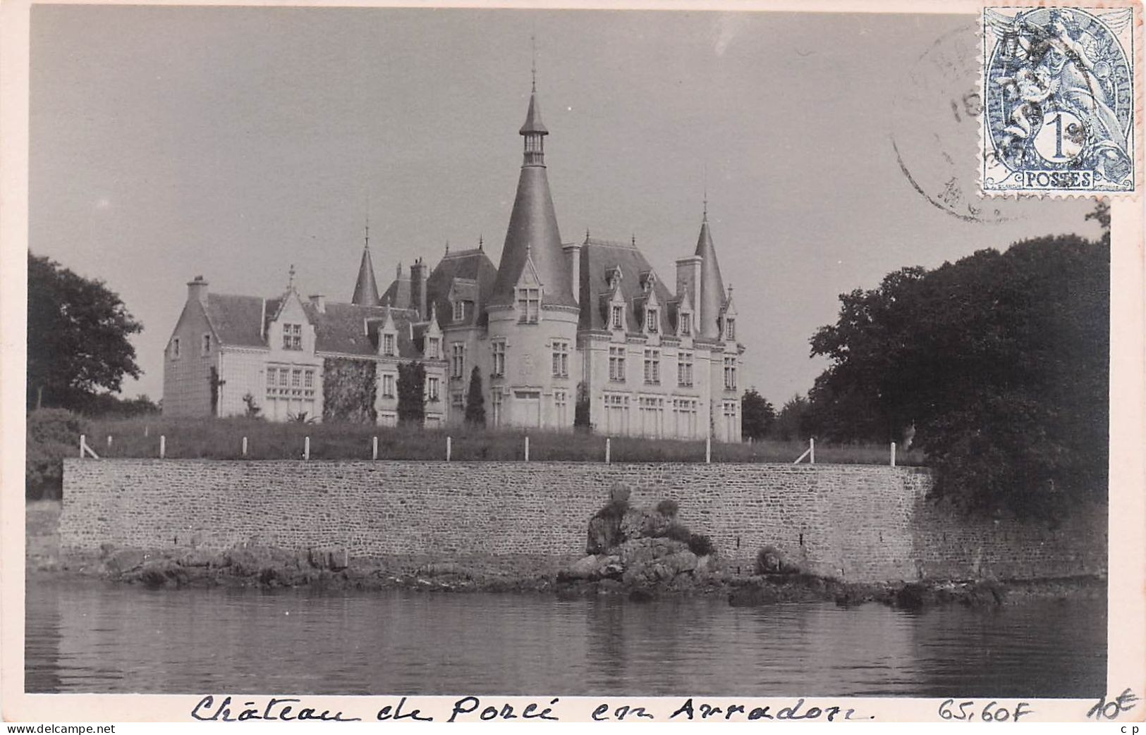 Arradon - Chateau D'Harcourt - Carte Photo  -  CPA °J - Arradon