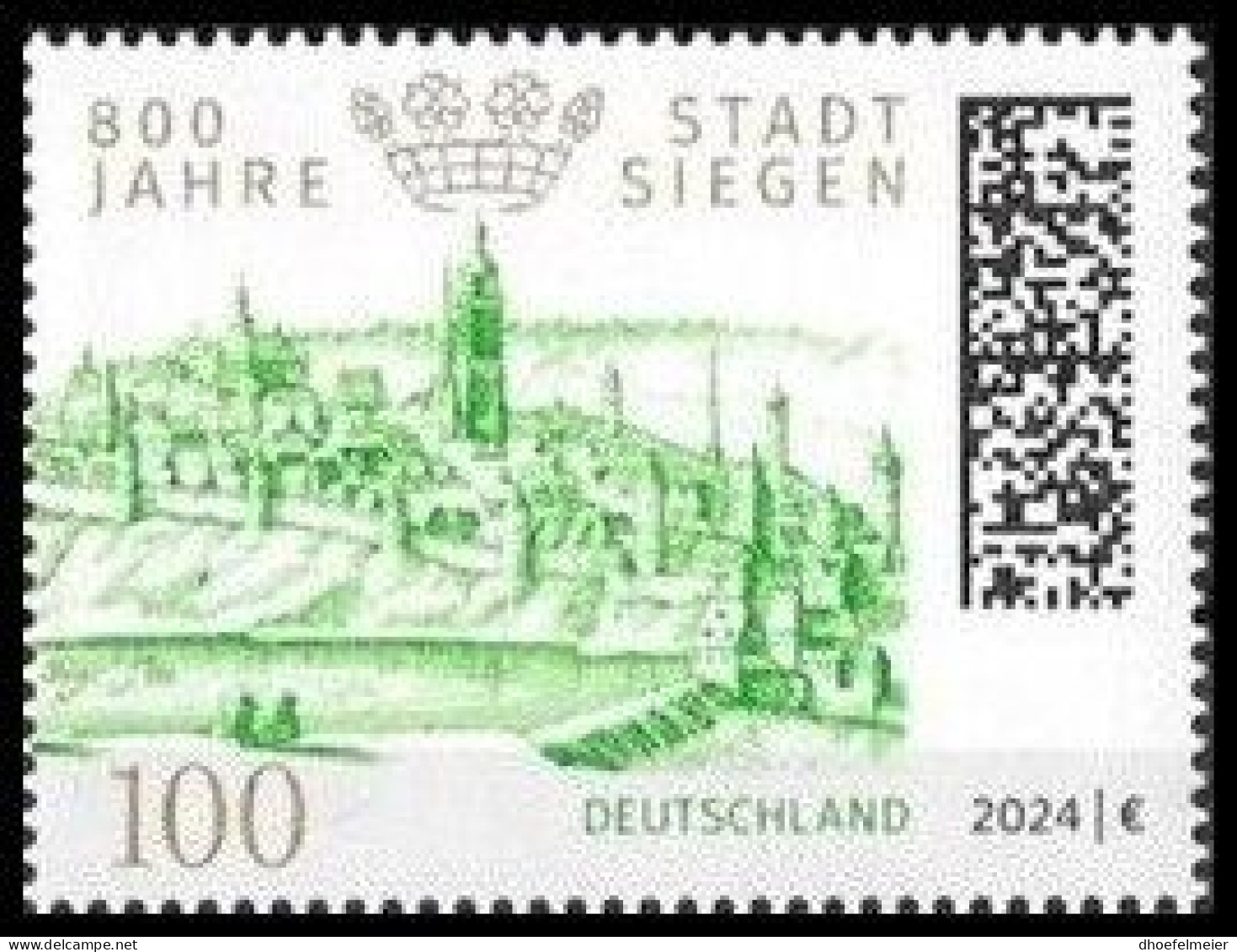 GERMANY BUND 2024 MNH 800 Jahre Stadt Siegen City Siegen Mi.-Nr. 3823 # DHQ2414 - Andere & Zonder Classificatie