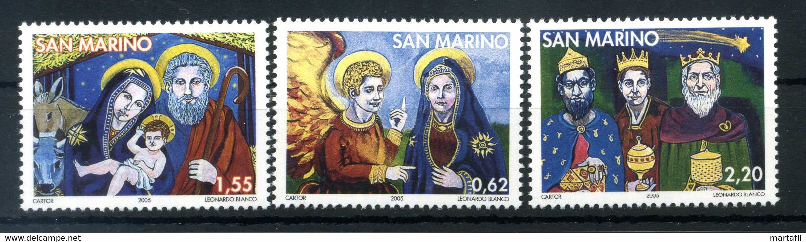 2005 SAN MARINO SET MNH ** - Neufs