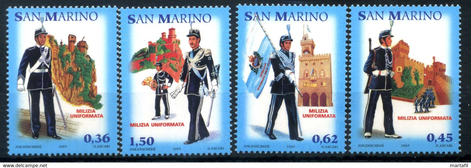 2005 SAN MARINO SET MNH ** - Ungebraucht