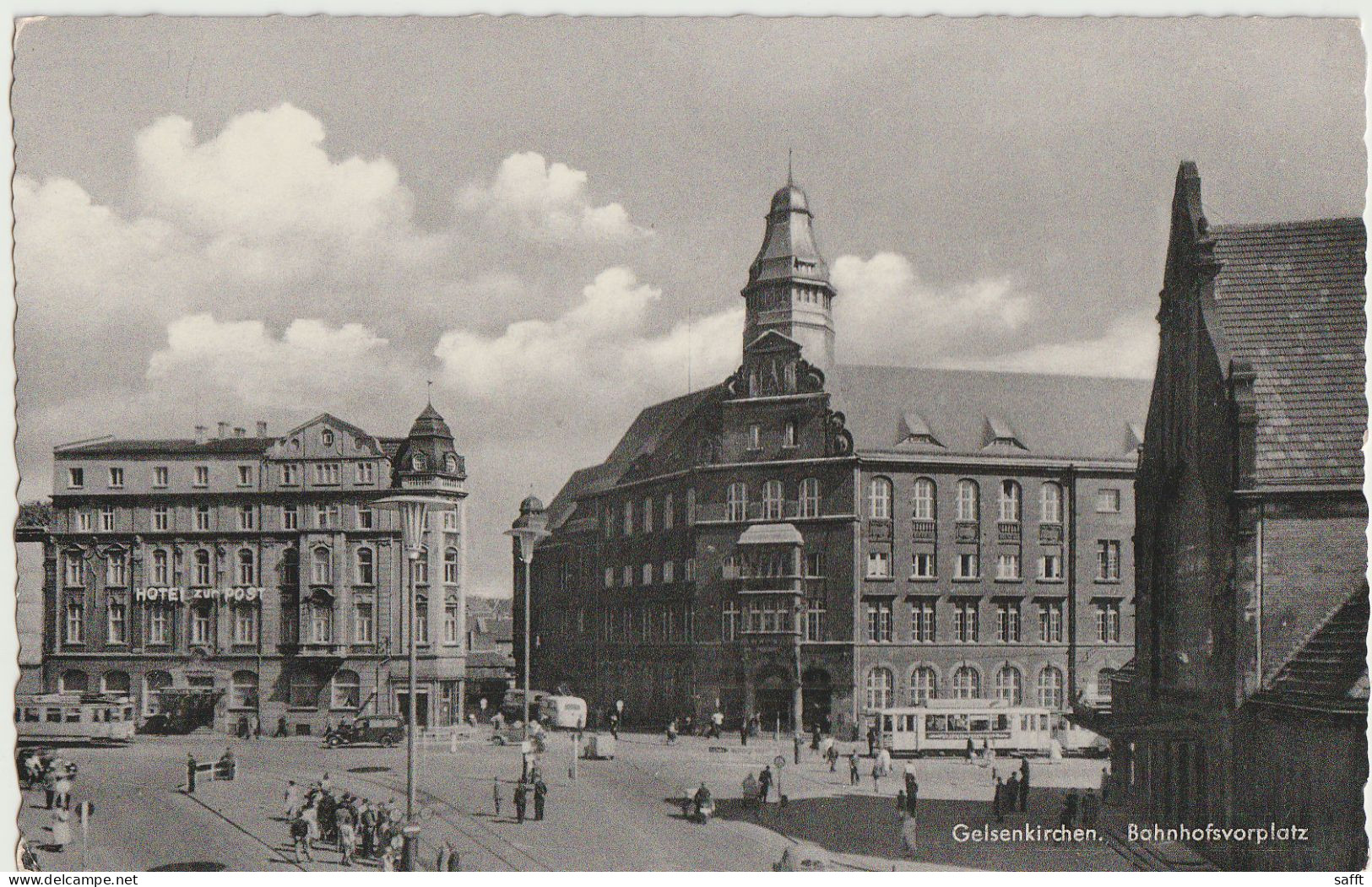 AK Gelsenkirchen, Bahnhofsvorplatz Um 1960 - Gelsenkirchen