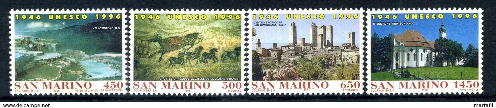 1996 SAN MARINO SET MNH ** - Nuovi