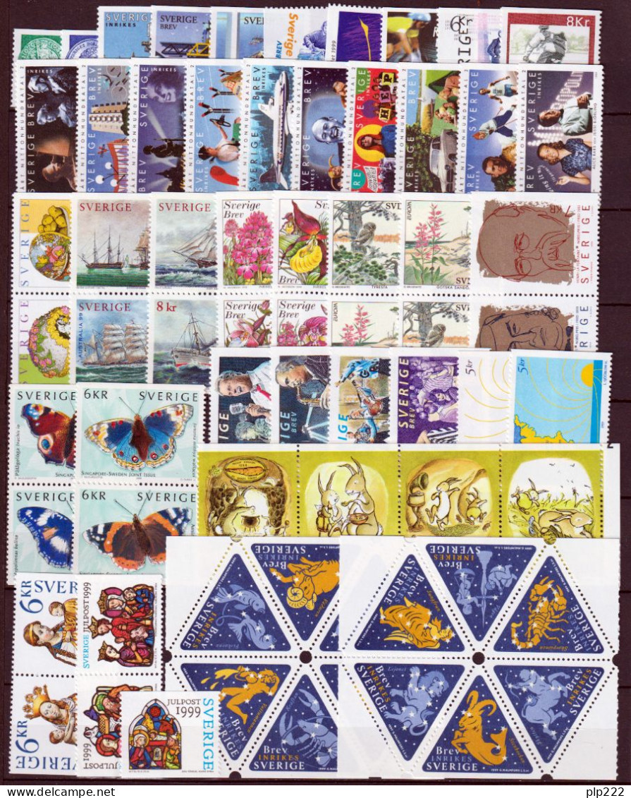 Svezia 1999 Annata Completa / Complete Year Set **/MNH VF - Full Years