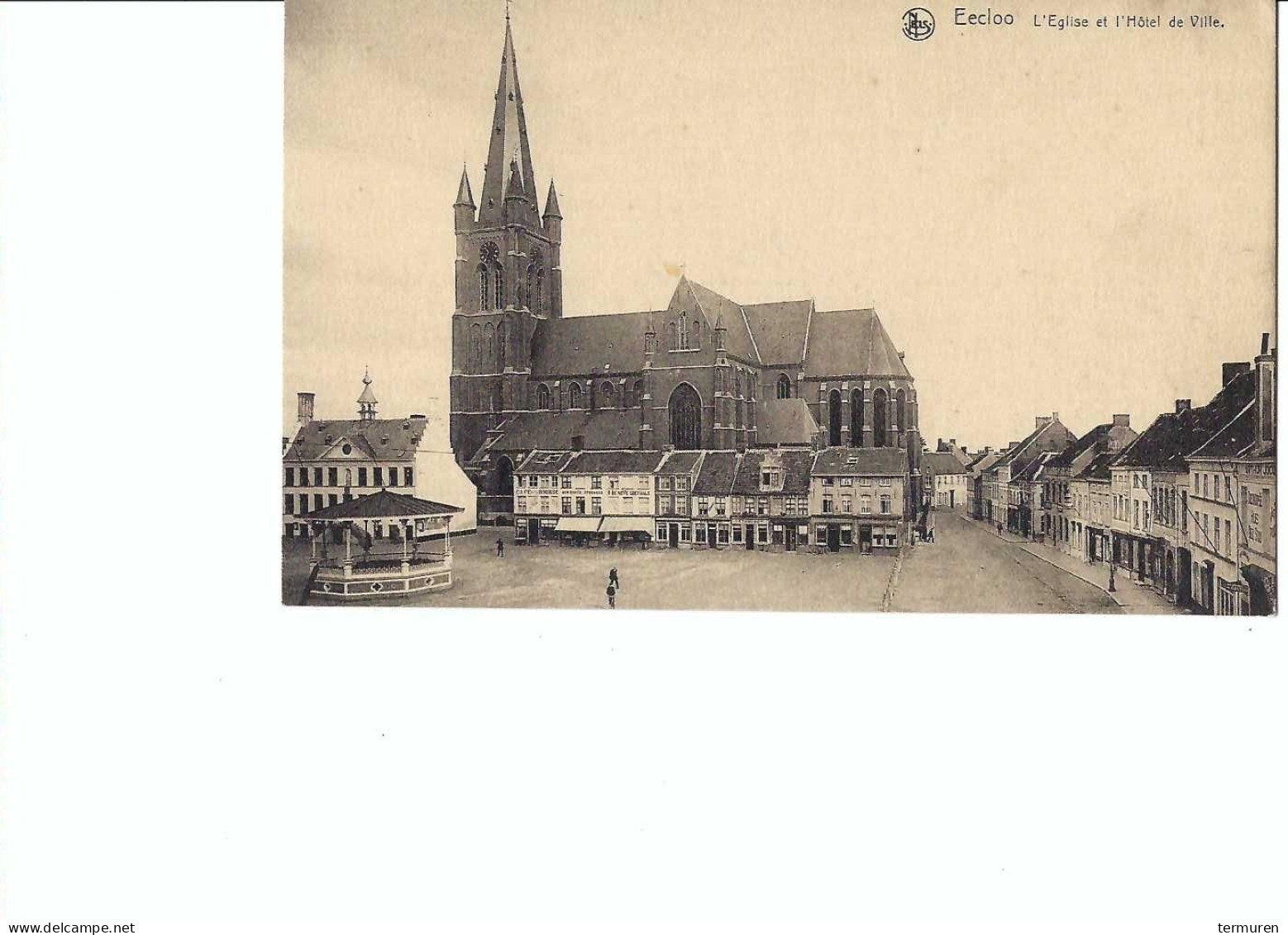 Eeklo: Eglise Et Hôtel De Ville - Eeklo