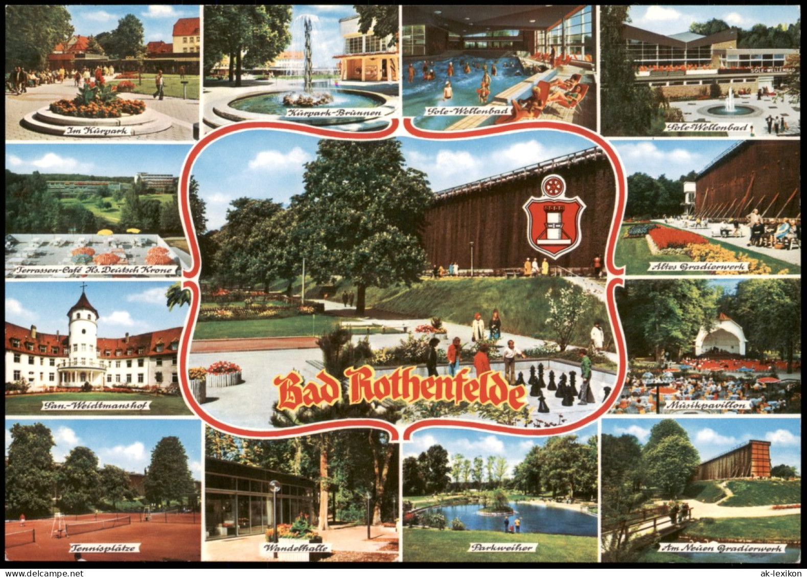 Ansichtskarte Bad Rothenfelde Stadtansichten 1976 - Bad Rothenfelde