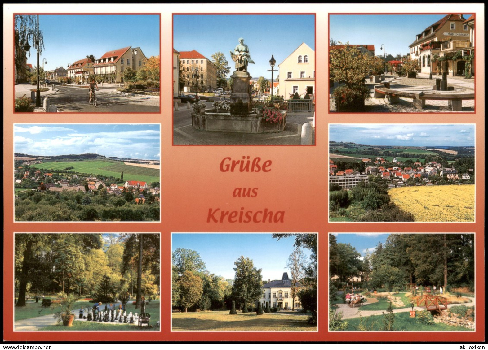 Kreischa Mehrbildkarte Mit Div. Ortsansichten U.a. Großschach-Anlage 2000 - Kreischa