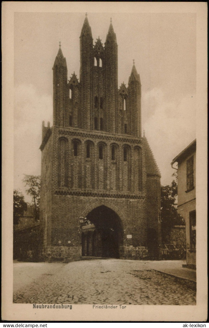 Ansichtskarte Neubrandenburg Friedländer Tor 1915 - Neubrandenburg